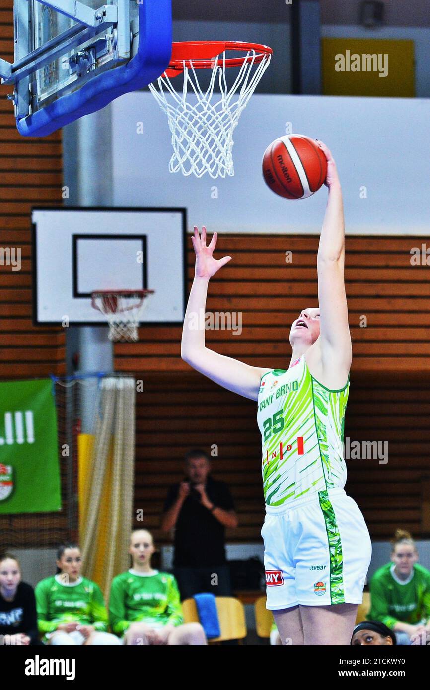 Brno, Czech Republic. 13th Dec, 2023. Natalie Kucowski (Brno) In Action ...