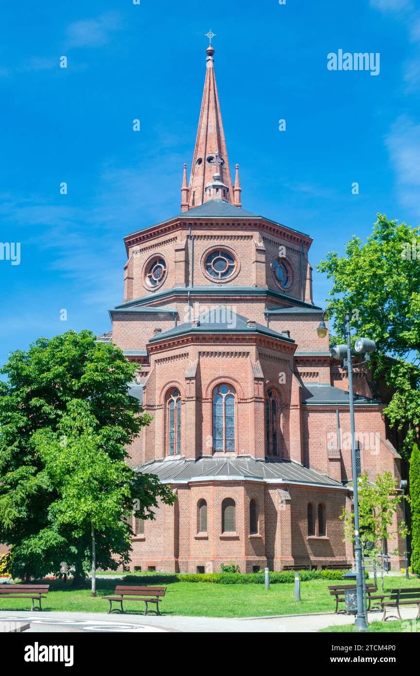 Bydgoszcz, Poland - July 9, 2023: Church of St. Saint Apostles Peter and Paul. Stock Photo