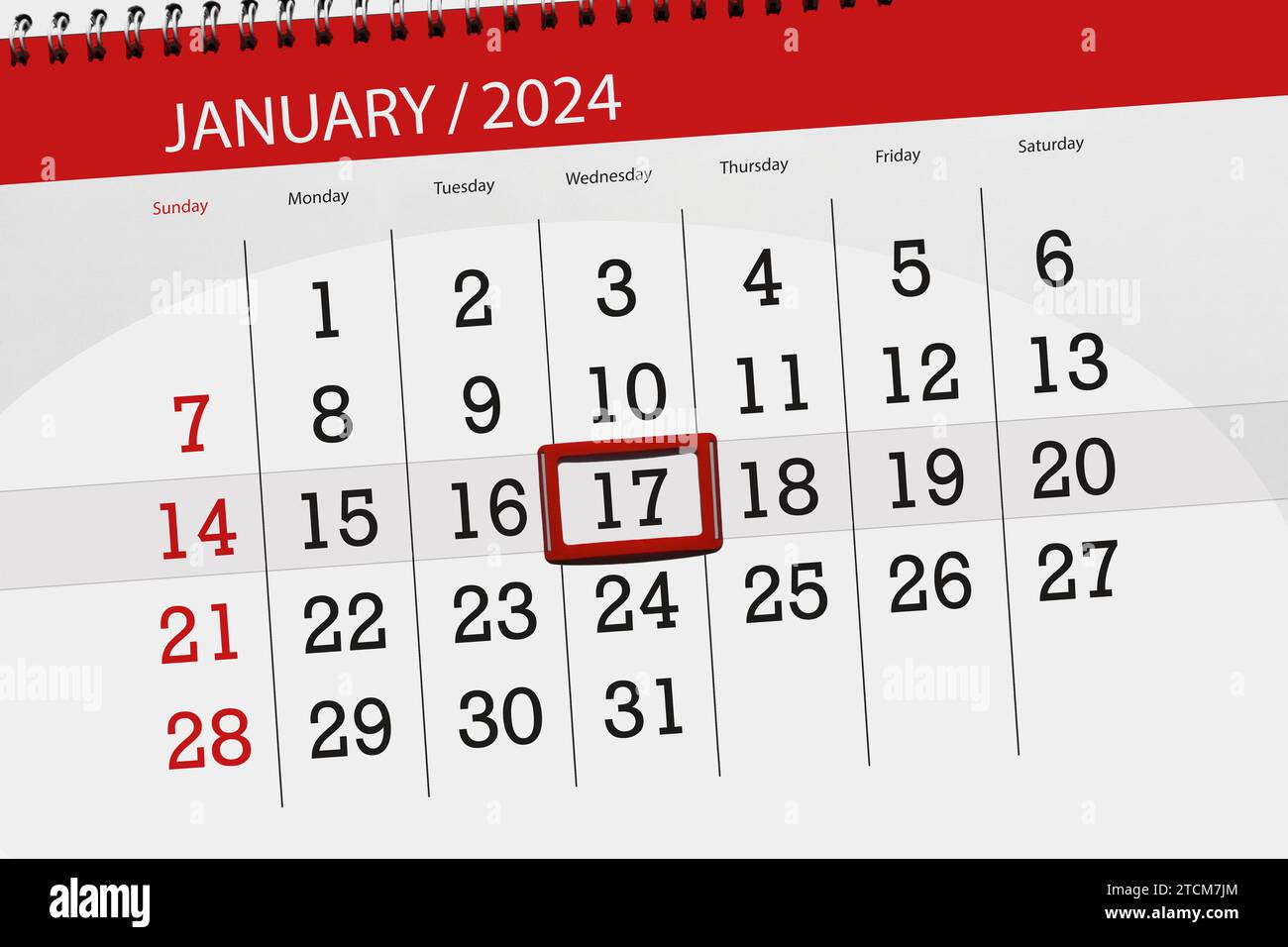 Wednesday 17 january 2024 hires stock photography and images Alamy