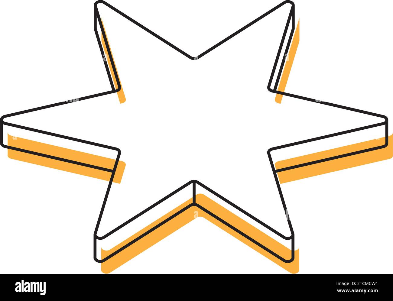 2d isometric star shape icon Vector Stock Vector Image & Art - Alamy