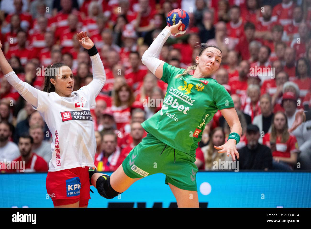 Herning, Denmark. 13th Dec, 2023. Tatjana Brnovic of Montenegro in