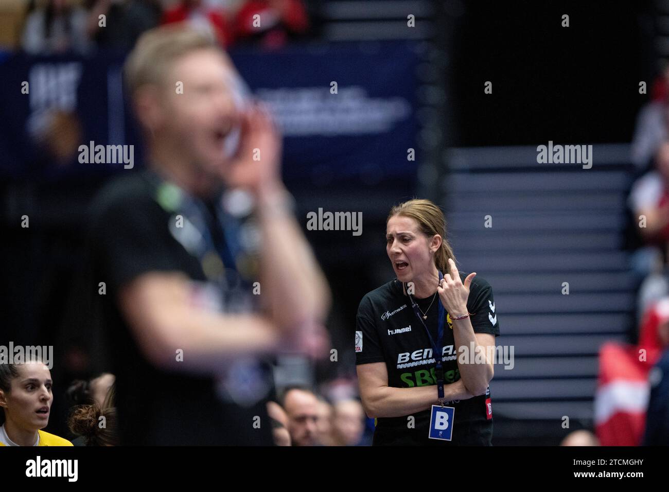 Herning, Denmark. 13th Dec, 2023. Head coach Bojana Popovic of