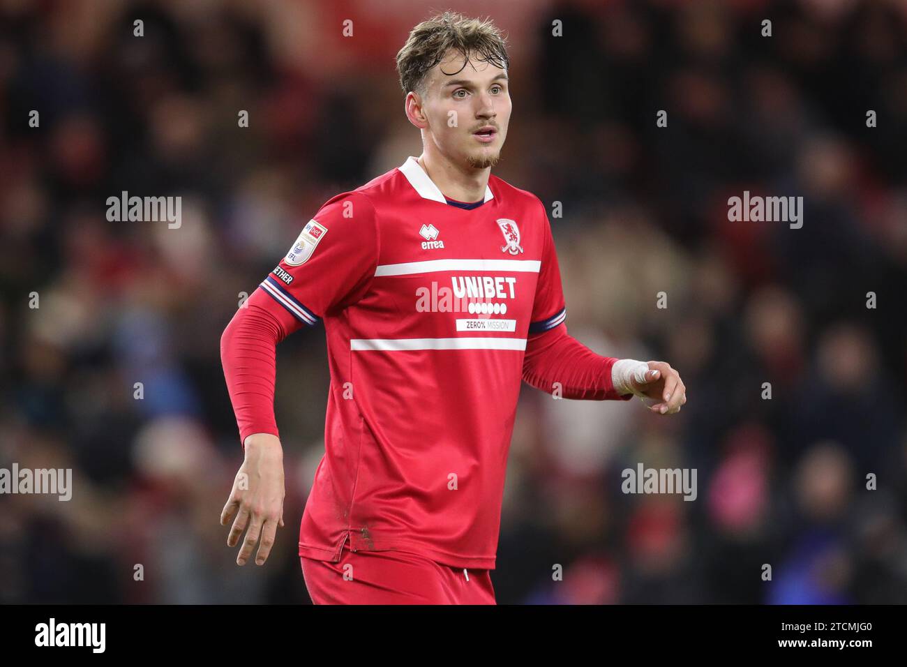 Middlesbrough, UK. 13th Dec, 2023. Rav van den Berg #3 of Middlesbrough ...