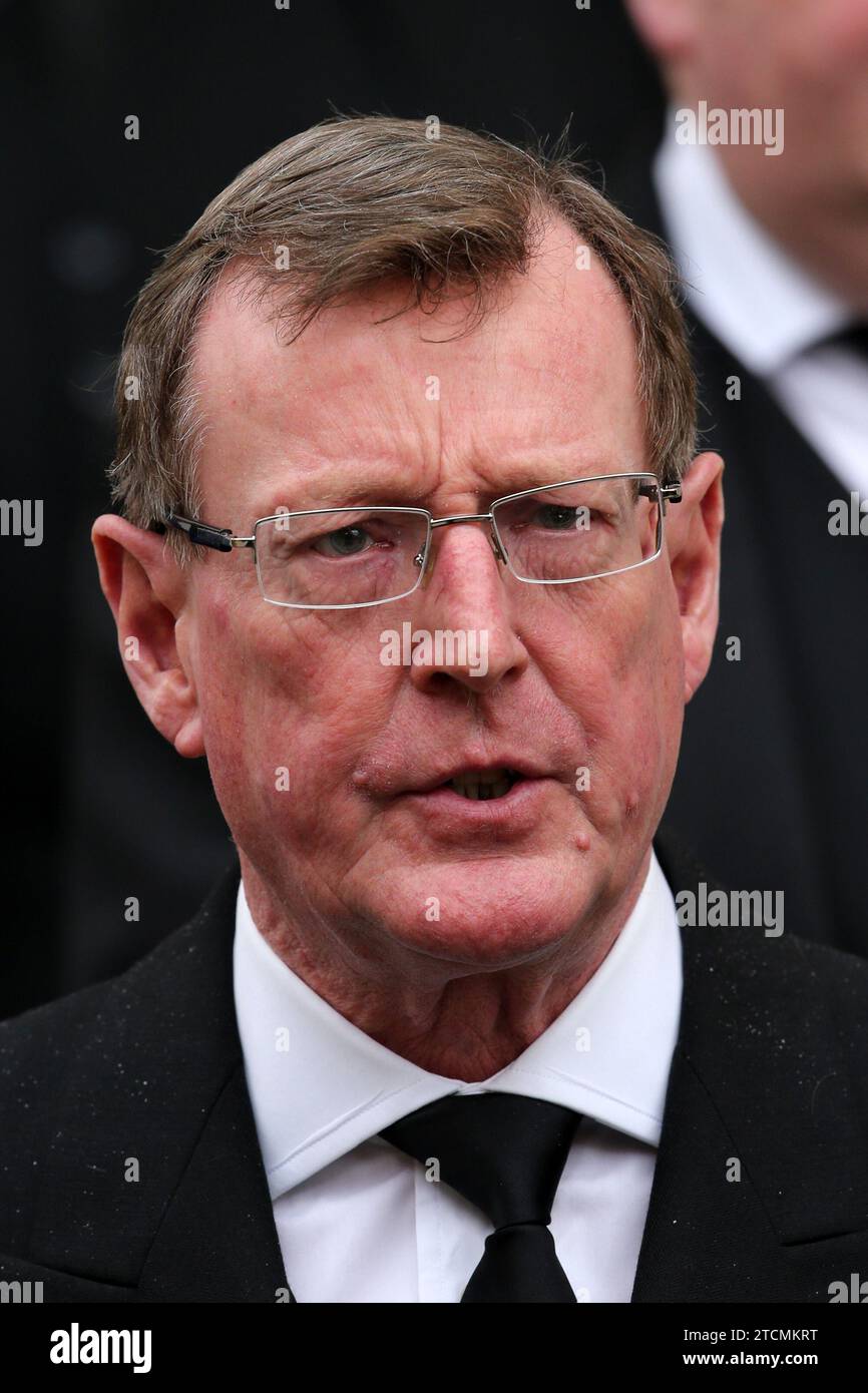 File photo dated 17/04/13 of the late Lord David Trimble, a bust of