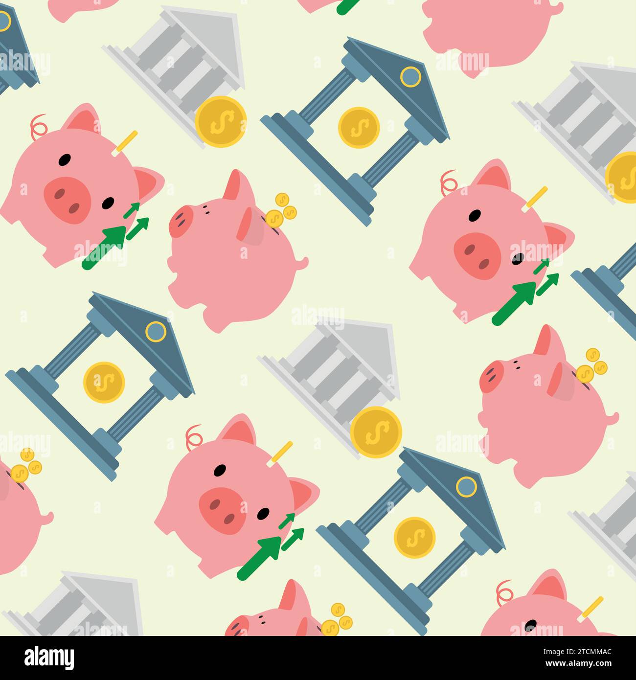 Finance icons Pattern background Vector Stock Vector Image & Art - Alamy