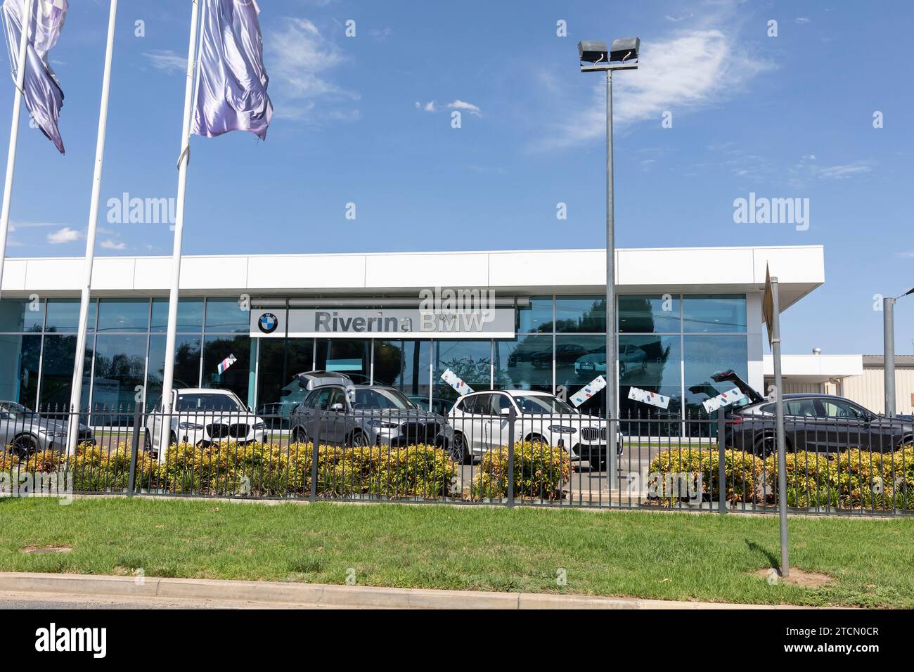 BMW car dealership in Wagga Wagga city centre, New South Wales,Australia Stock Photo