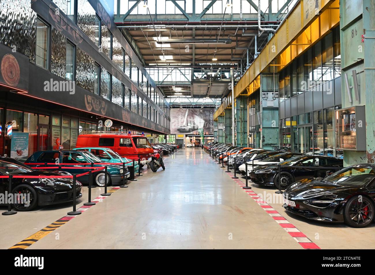 Motorworld in Munich center for exclusive cars as well as vintage and