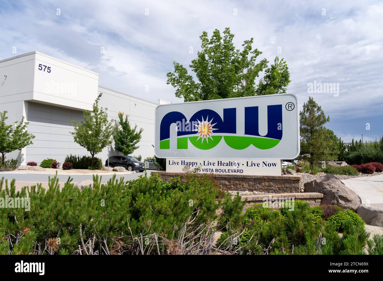 NOW Foods facility in Sparks, Nevada, USA Stock Photo