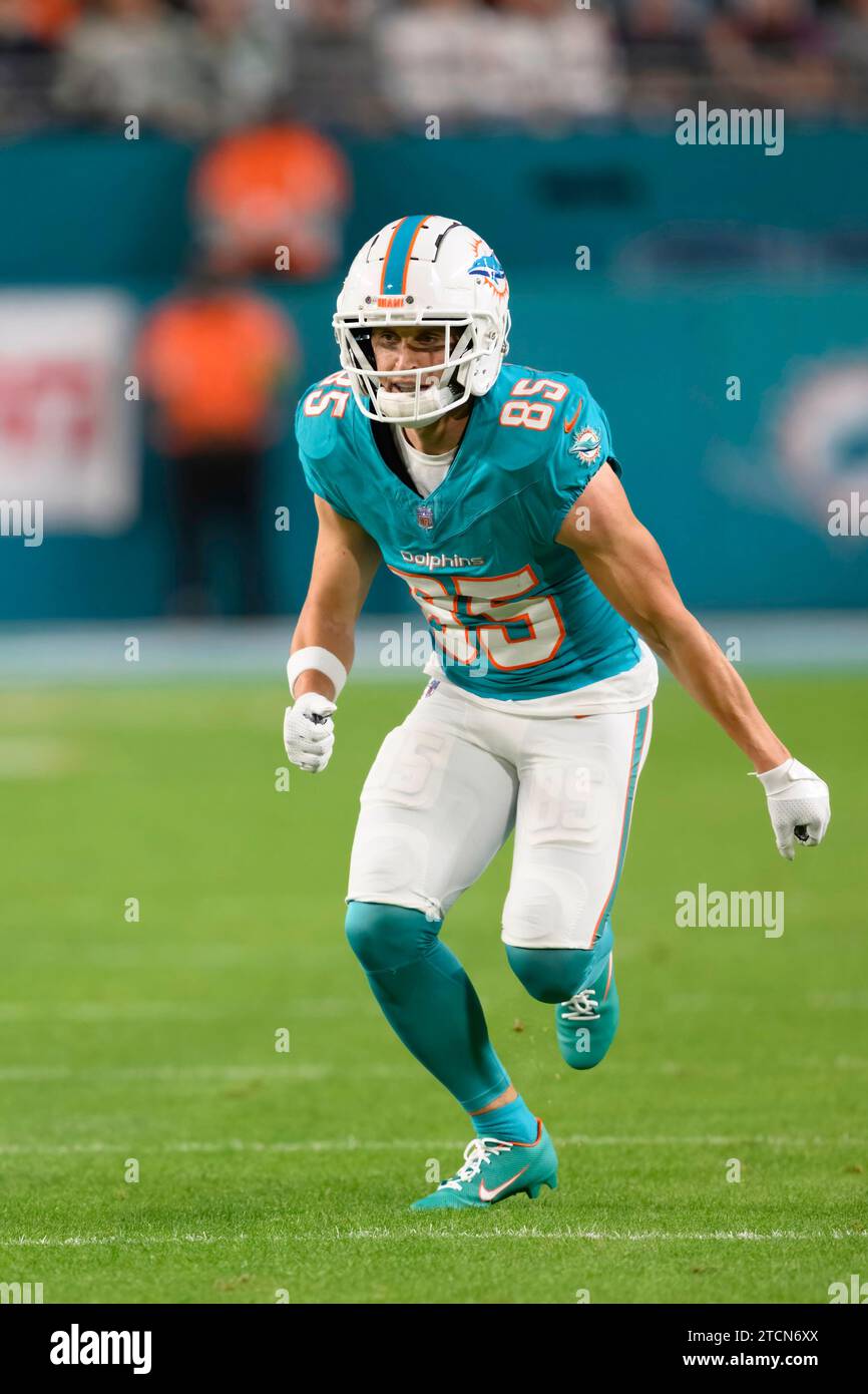 Miami Dolphins wide receiver River Cracraft (85) runs a play during an ...