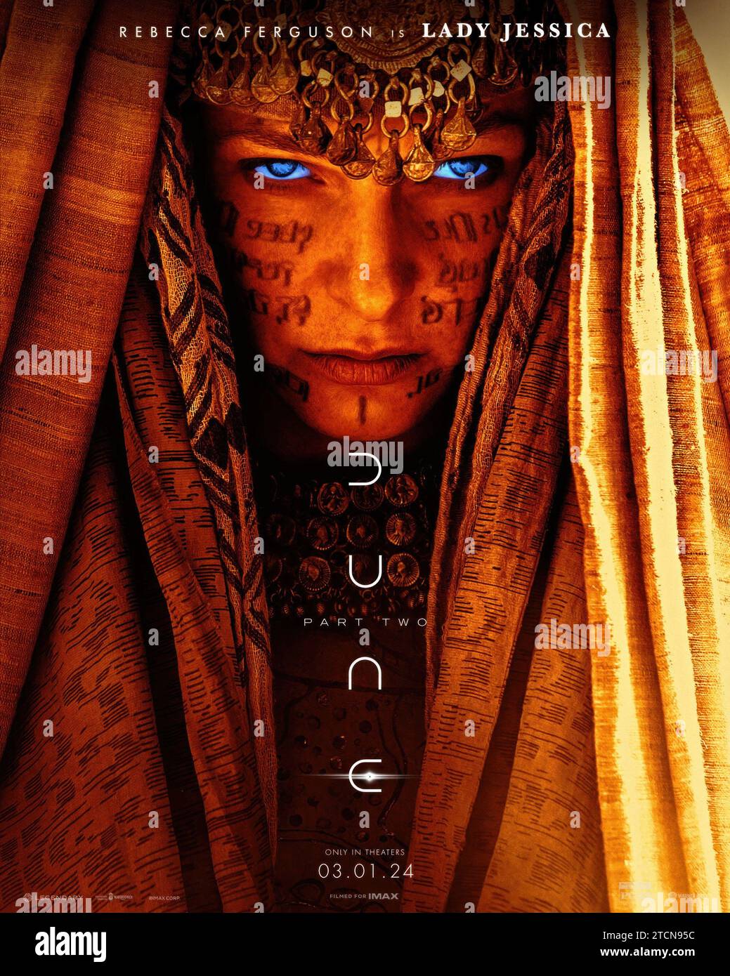 DUNE PART TWO, (aka DUNE PART 2, aka DUNE 2), US character poster