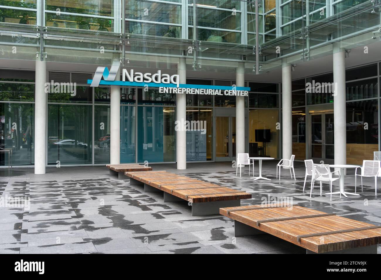 Nasdaq Entrepreneurial Center in San Francisco, California, USA Stock Photo