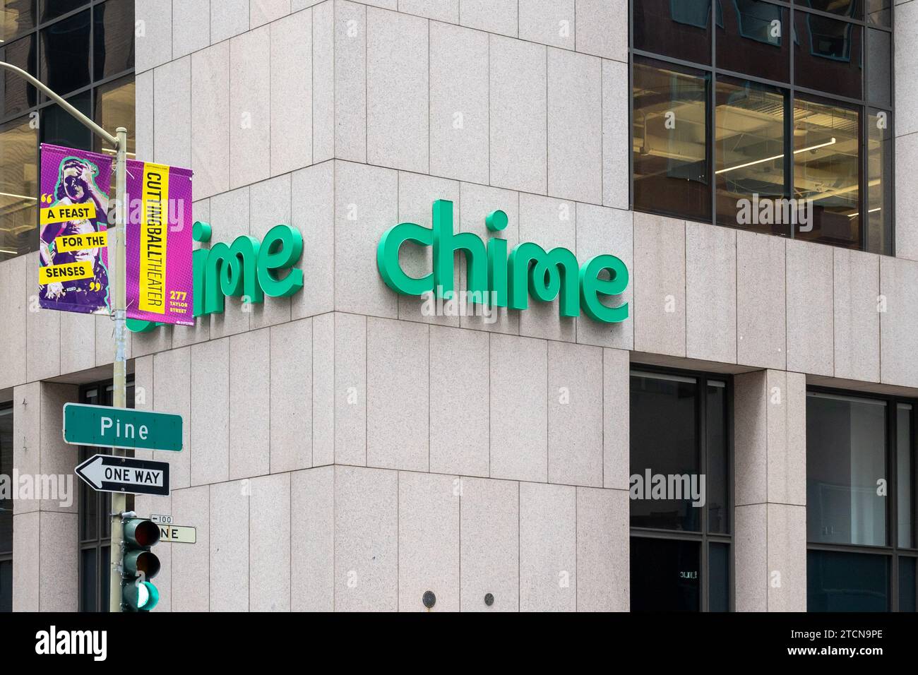 Chime headquarters in San Francisco, California Stock Photo Alamy