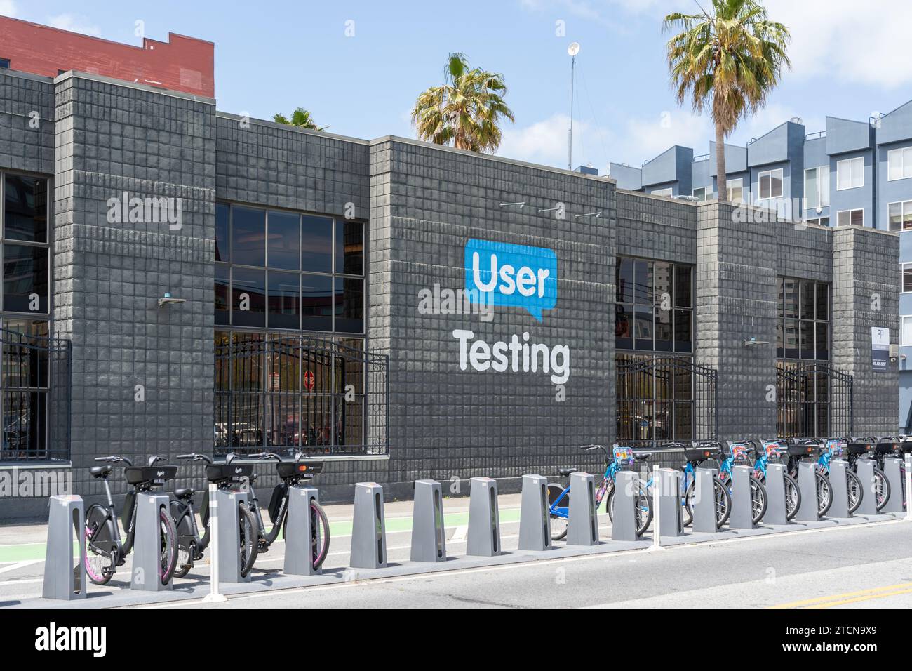 User testing headquarters in San Francisco, California Stock Photo