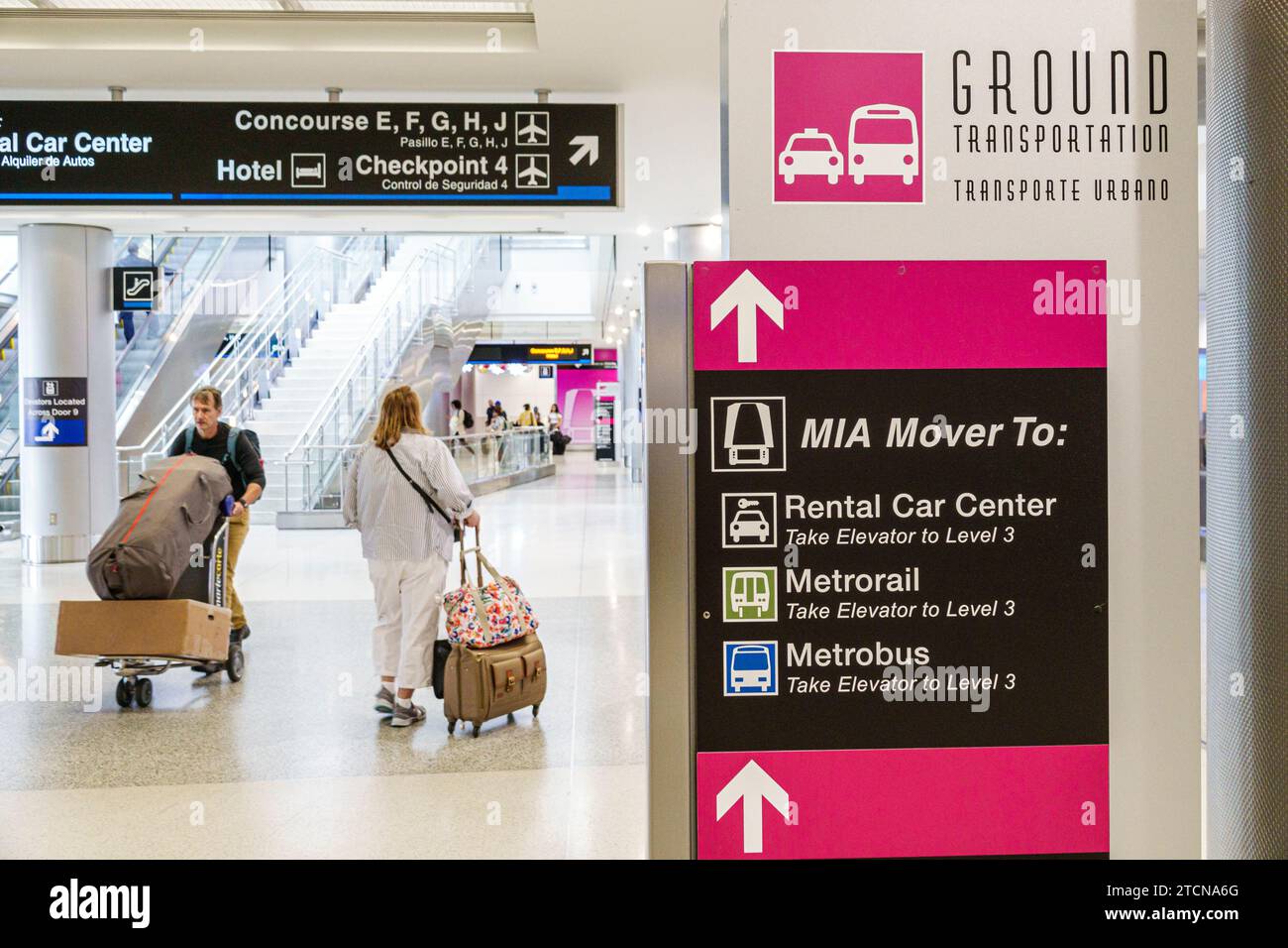 Mia mover metrorail miami airport hi res stock photography and images
