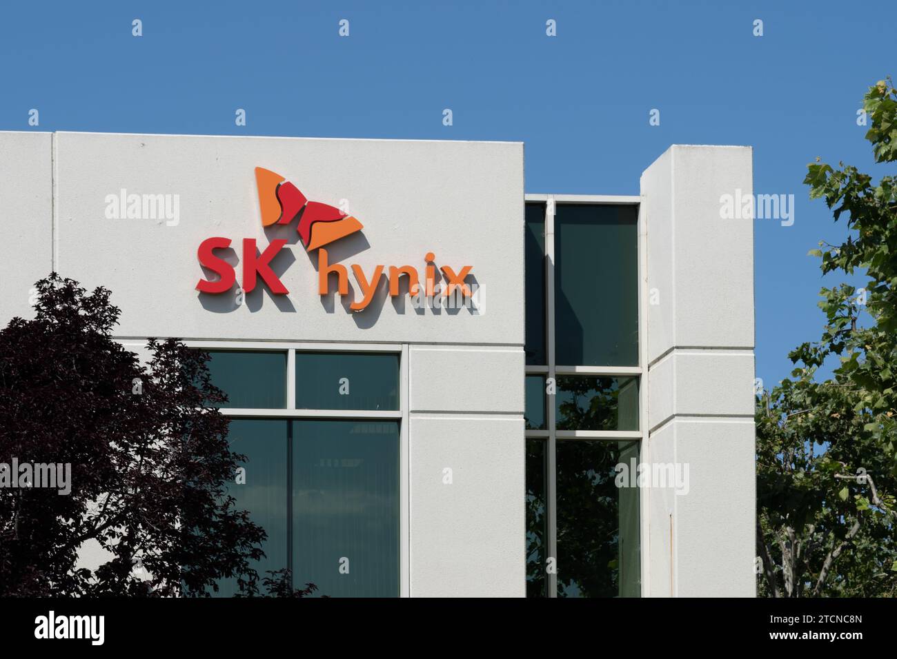 SK hynix America headquarters in San Jose, CA, USA Stock Photo