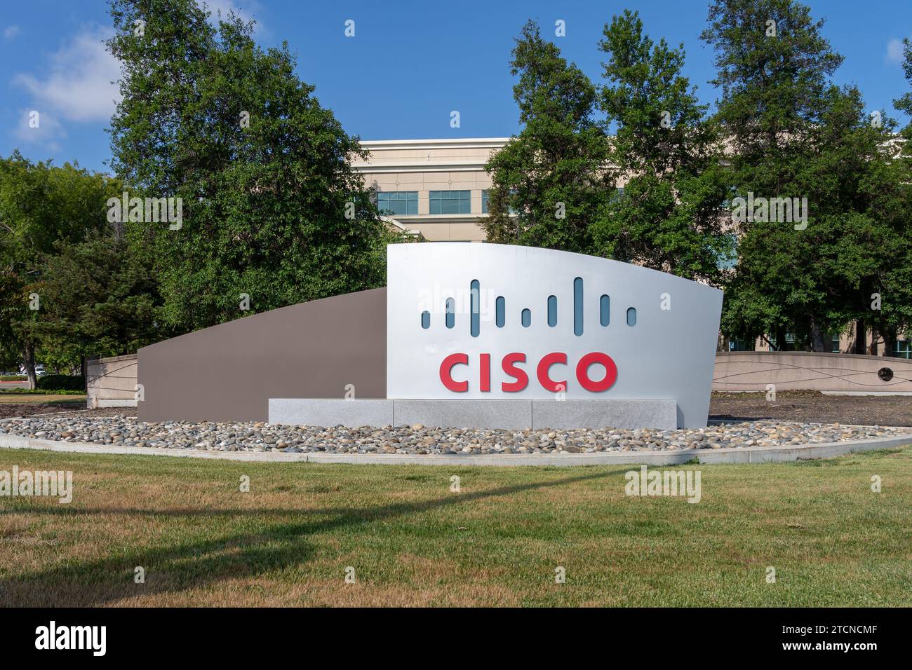 Cisco headquarters in San Jose, California, USA Stock Photo