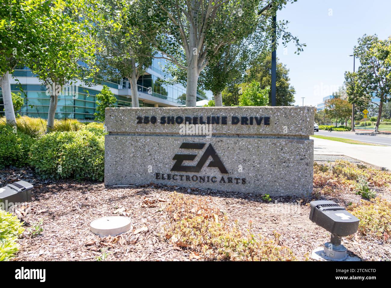 Electronic Arts headquarters in Redwood City, California, United States Stock Photo