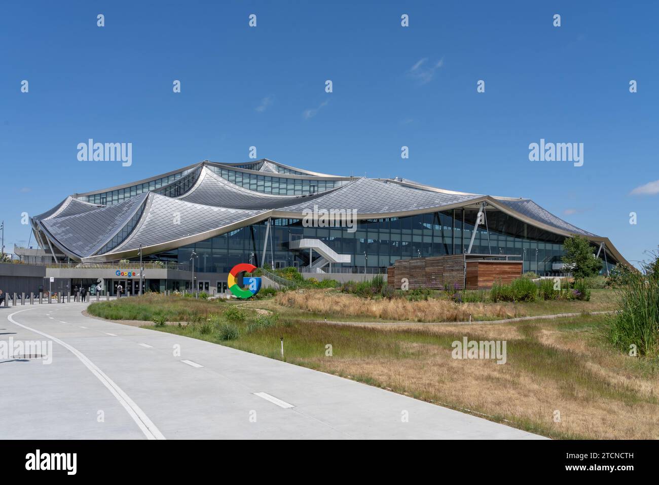 Google Bay View corporate campus in Mountain View, California, USA Stock Photo