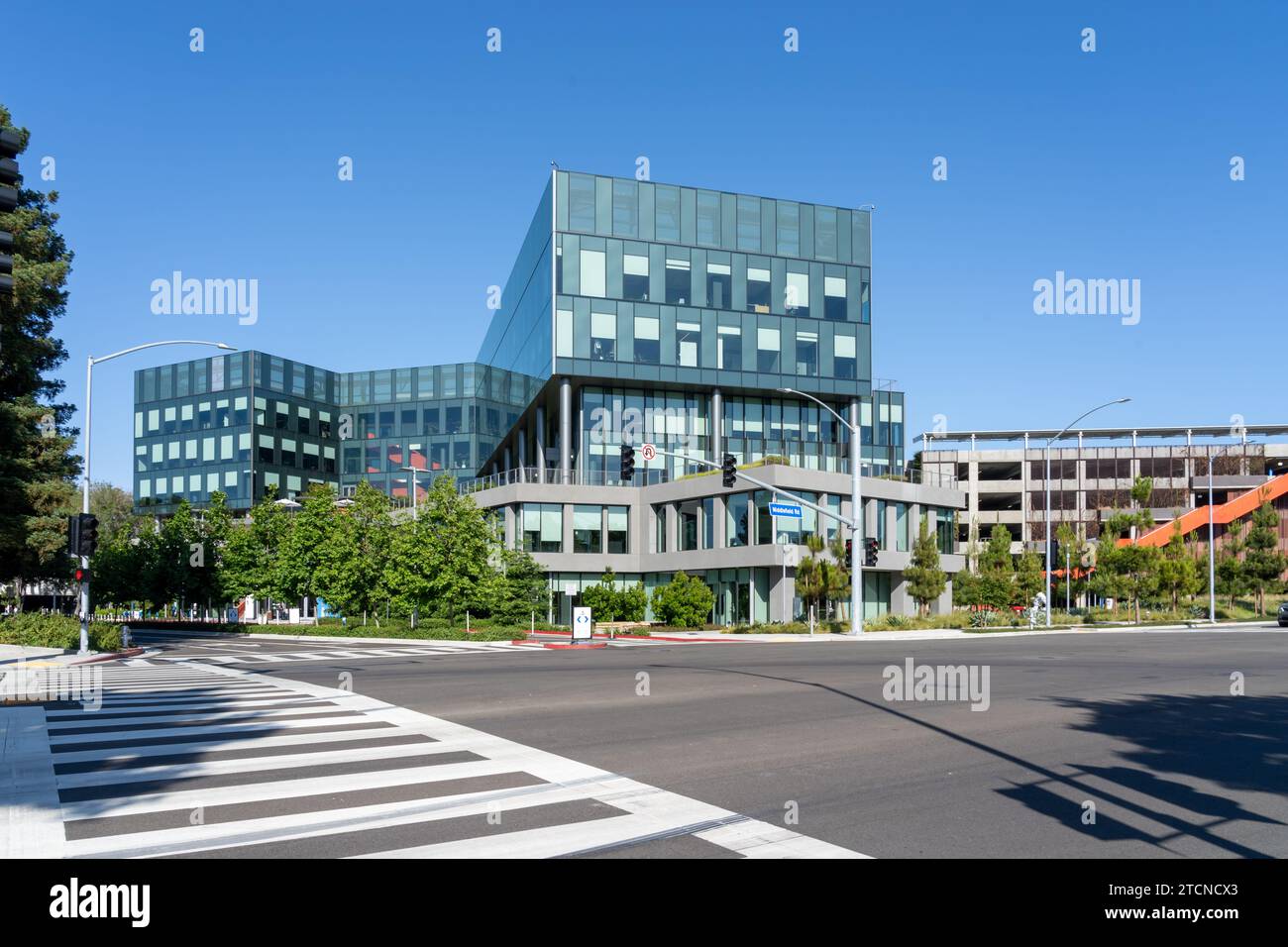 LinkedIn headquarters at South Bay Campus in Mountain View, California, USA Stock Photo