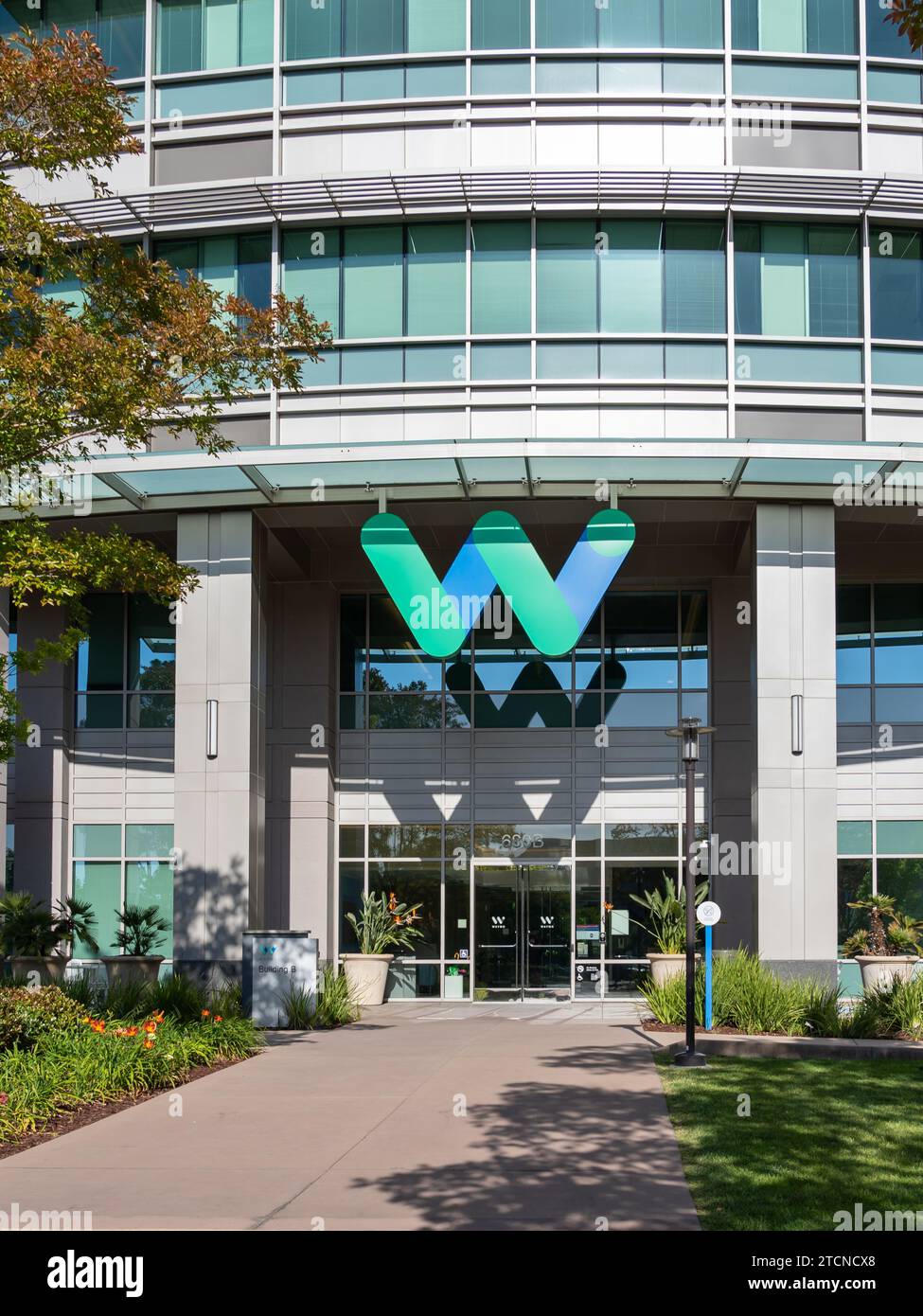 Waymo office building in Mountain View, California, USA Stock Photo