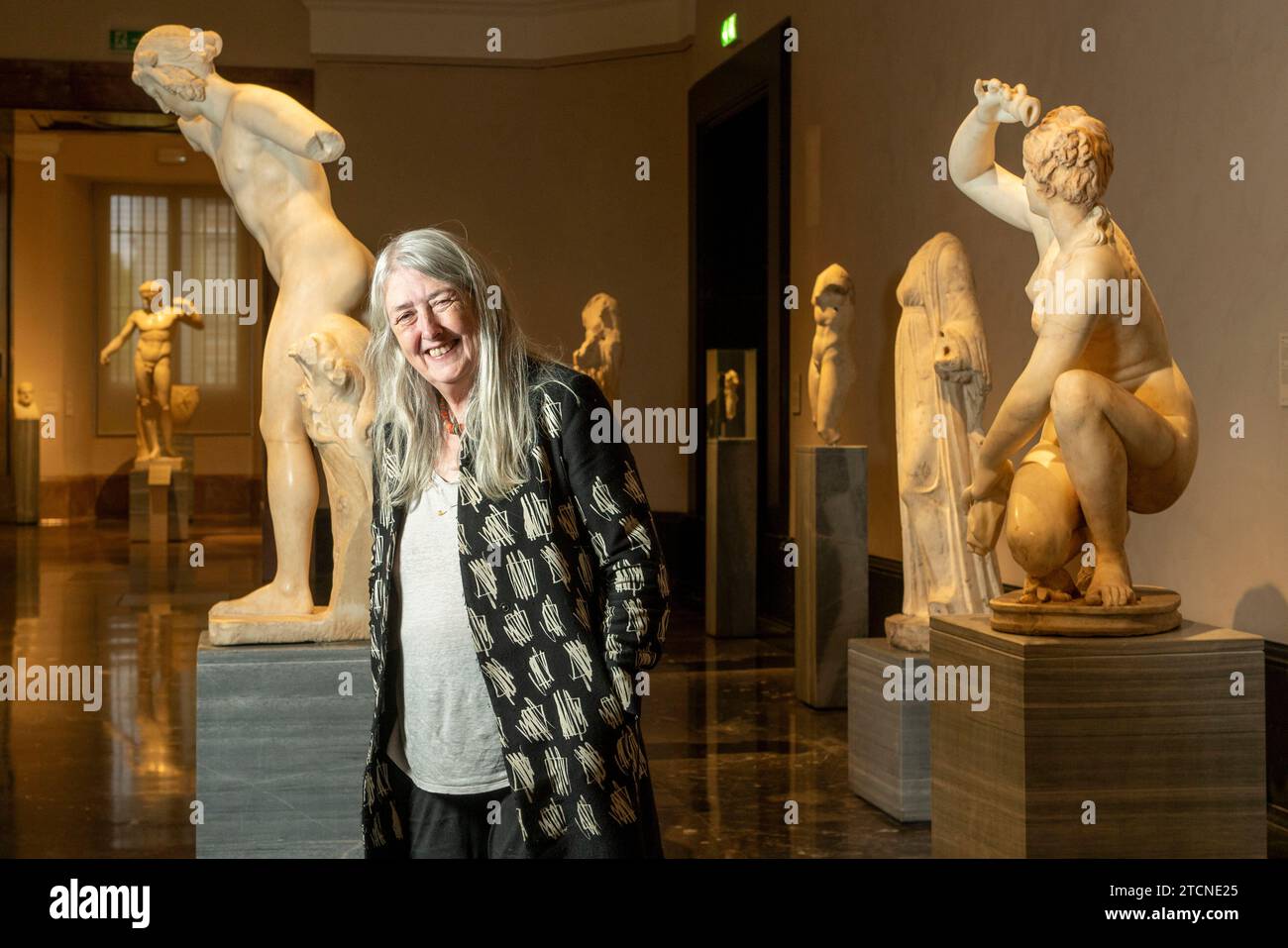 Madrid, 10/29/2021. Historian Mary Beard at the Prado Museum. Photo: Matías Nieto. Archdc. Credit: Album / Archivo ABC / Matías Nieto Koenig Stock Photo