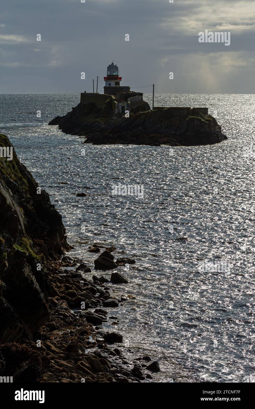 Rotten Island Lighthouse, Killybegs, County Donegal, Ireland Stock Photo