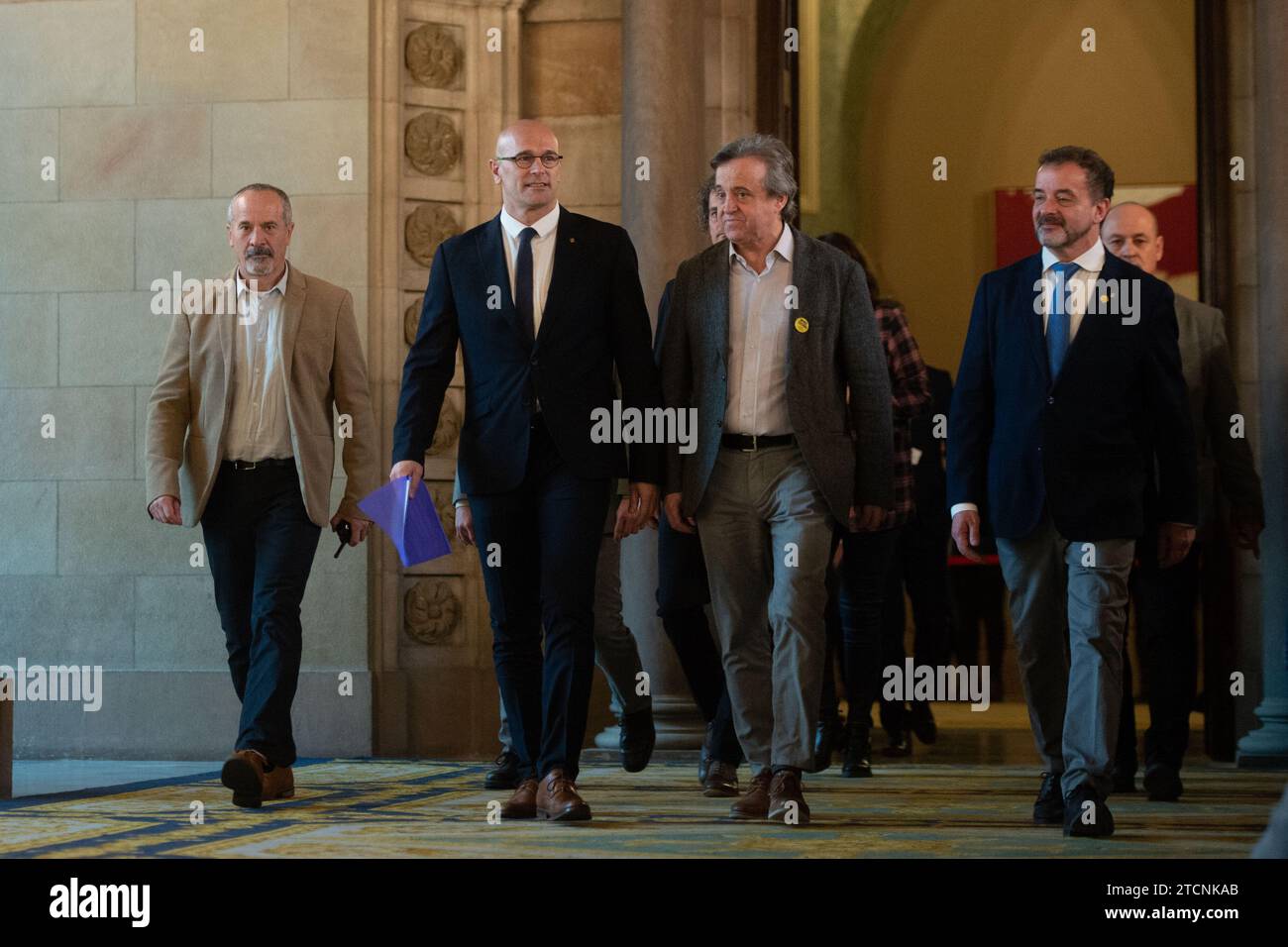 Barcelona, 01/28/2020. Investigation commission on the application of article 155 of the Constitution where today the imprisoned politicians, Oriol Junqueras, Jordi Turull, Raúl Romeva, Joaquim Forn, Josep Rull and Dolors Bassa, appear. Photo: Inés Baucells. ARCHDC. Credit: Album / Archivo ABC / Inés Baucells Stock Photo