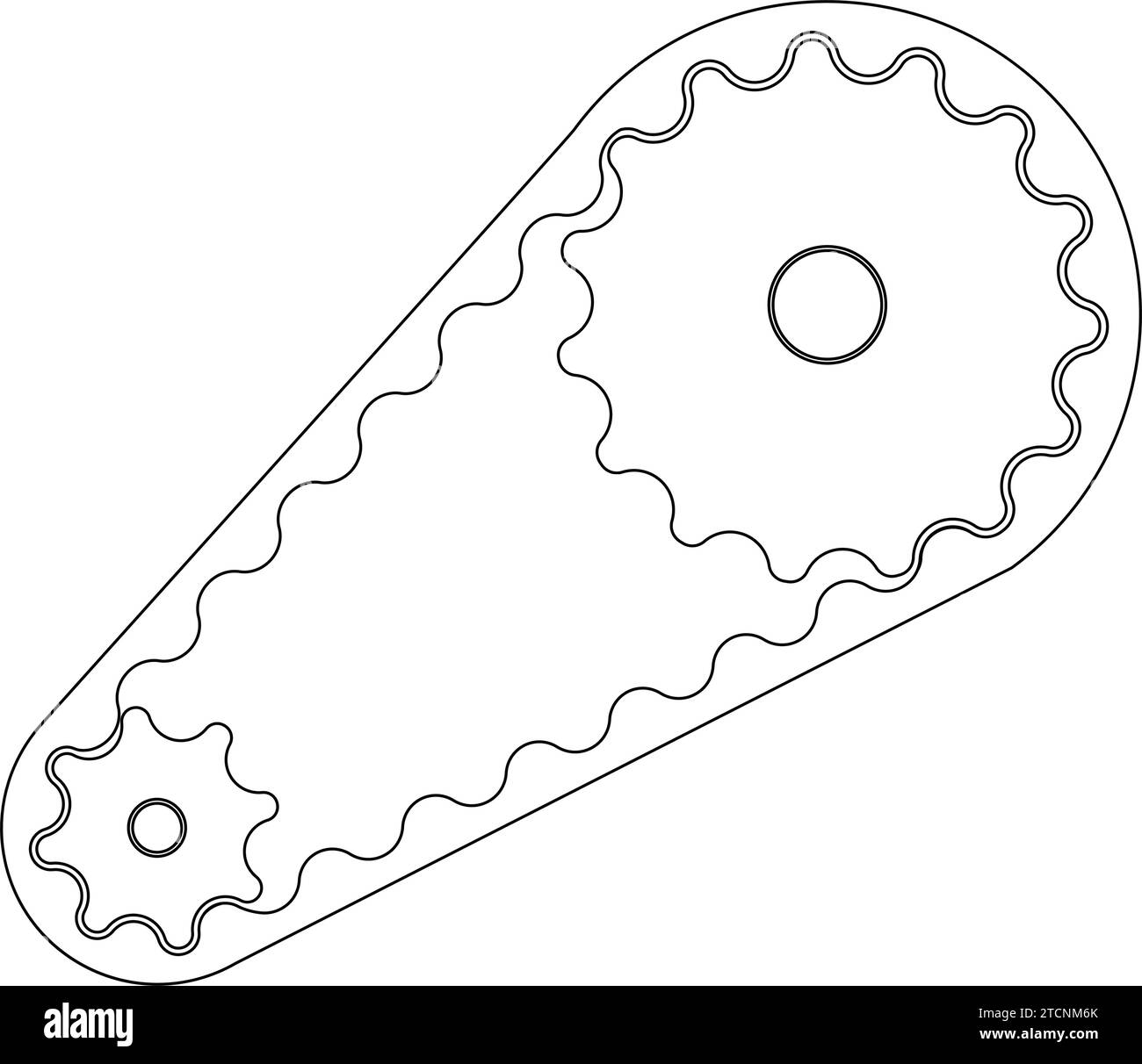 engine belt vector icon illustration symbol design Stock Vector