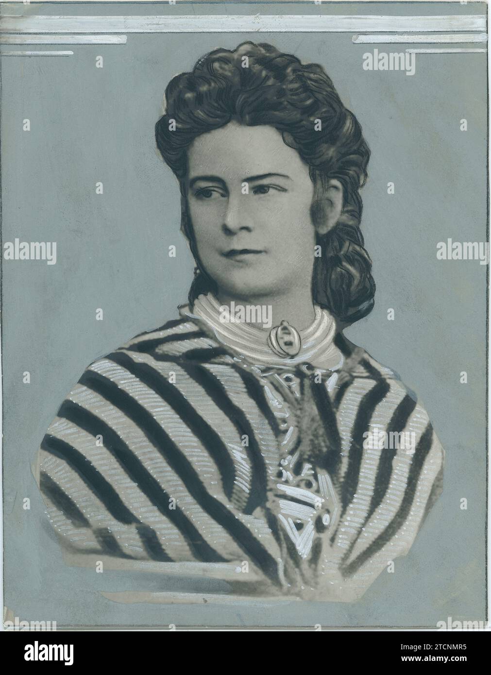 01/01/1870. Empress Elizabeth of Austria 'Sissi'. Credit: Album / Archivo ABC Stock Photo
