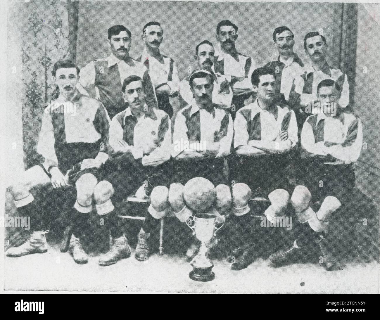 April 1903. Spanish Soccer Championship. Athletic Club de Bilbao