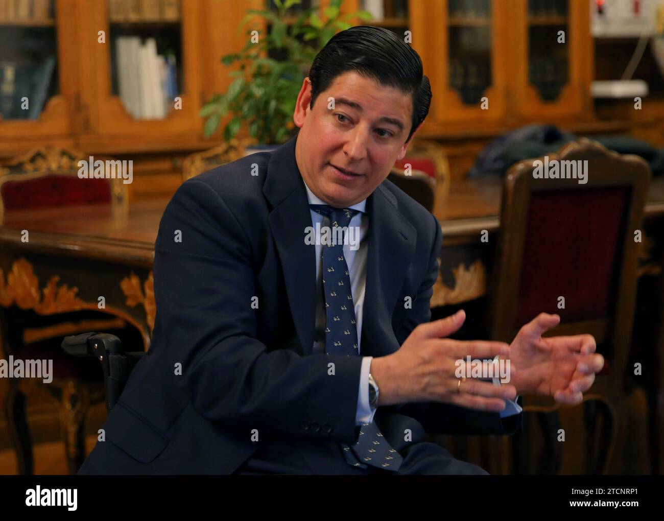 Madrid, 02/12/2020. Interview with Borja Fanjul, president of the