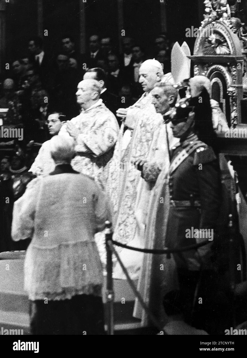 09/30/1962. John XXIII during the Second Vatican Council. Credit: Album / Archivo ABC / Torremocha Stock Photo