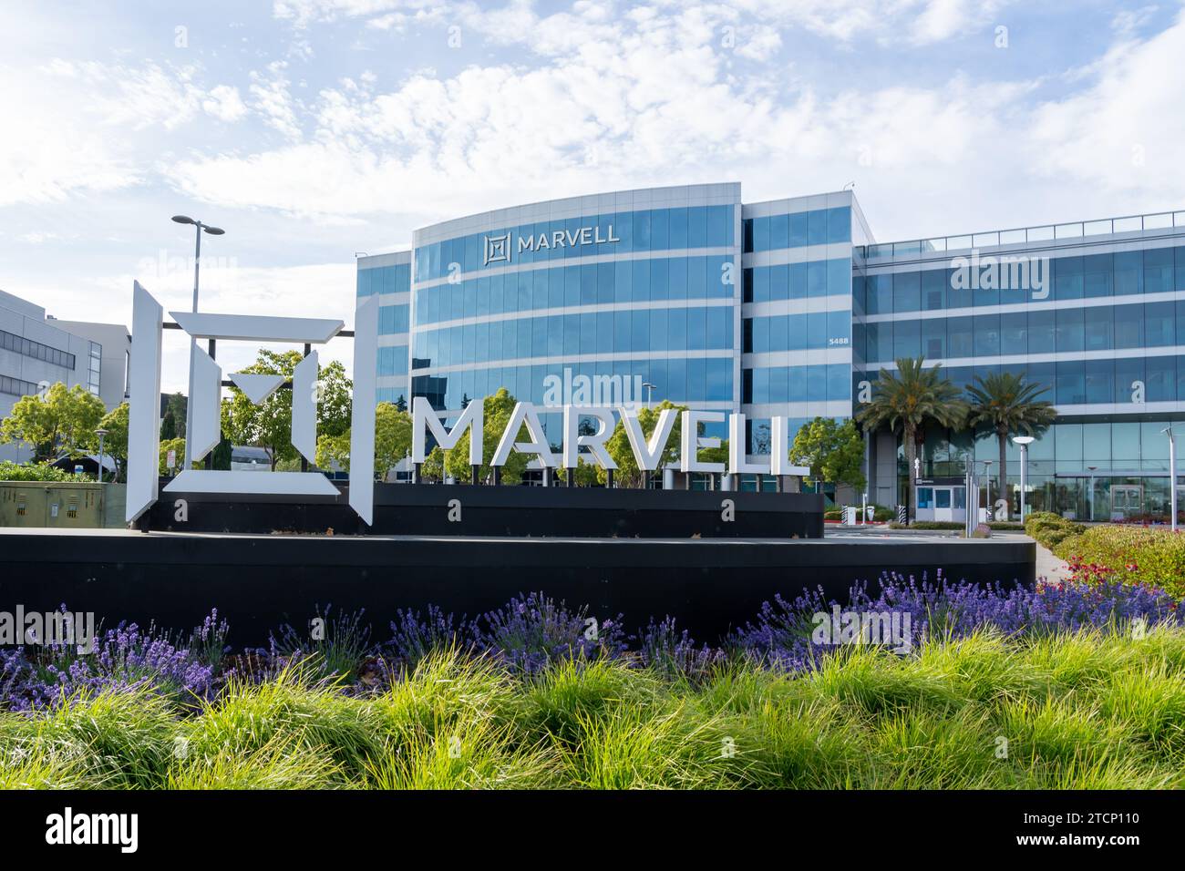 Marvell Technology office building in Santa Clara, California, USA 