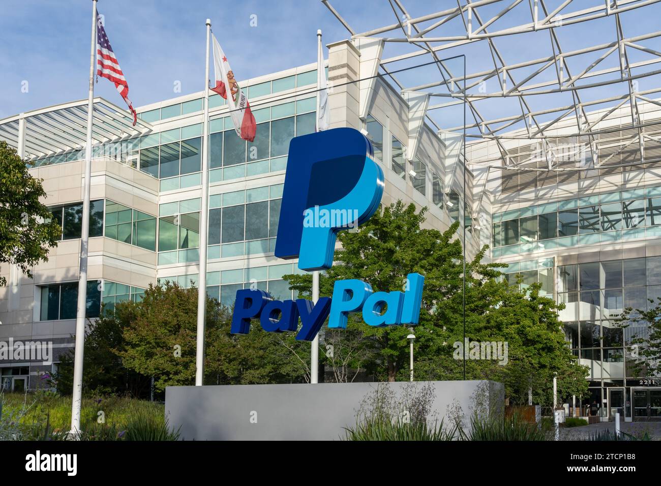 PayPal headquarters in San Jose, California, USA Stock Photo