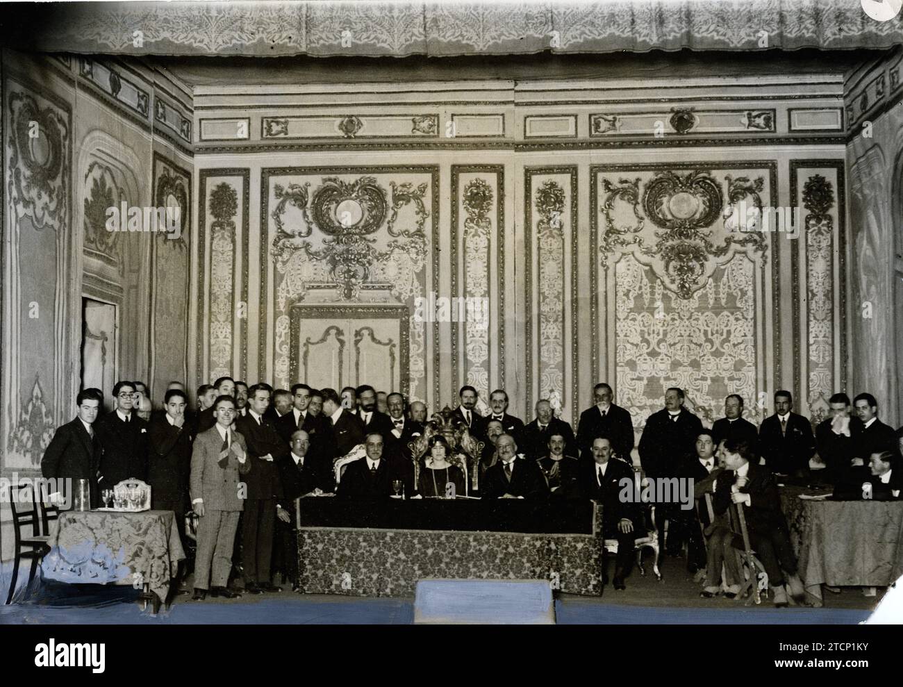 Madrid, 3/7/1924. At the Spanish Theater. Presidency of the solemn