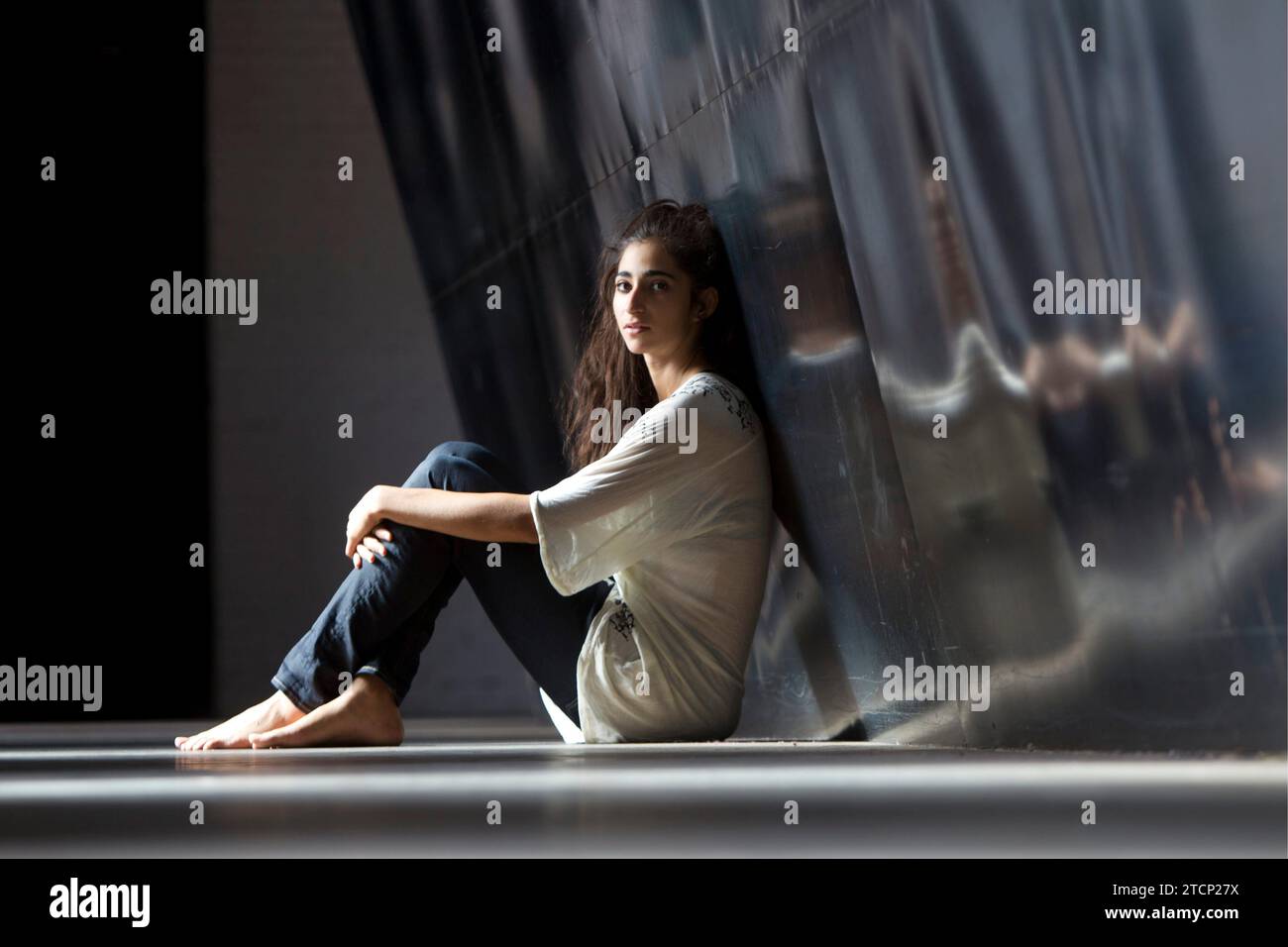 Madrid, 09/20/2013. Interview with actress Alba Flores. Photo: Isabel ...