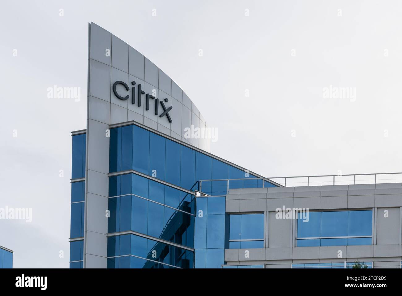 Citrix office building in silicon valley, Santa Clara, California, USA Stock Photo