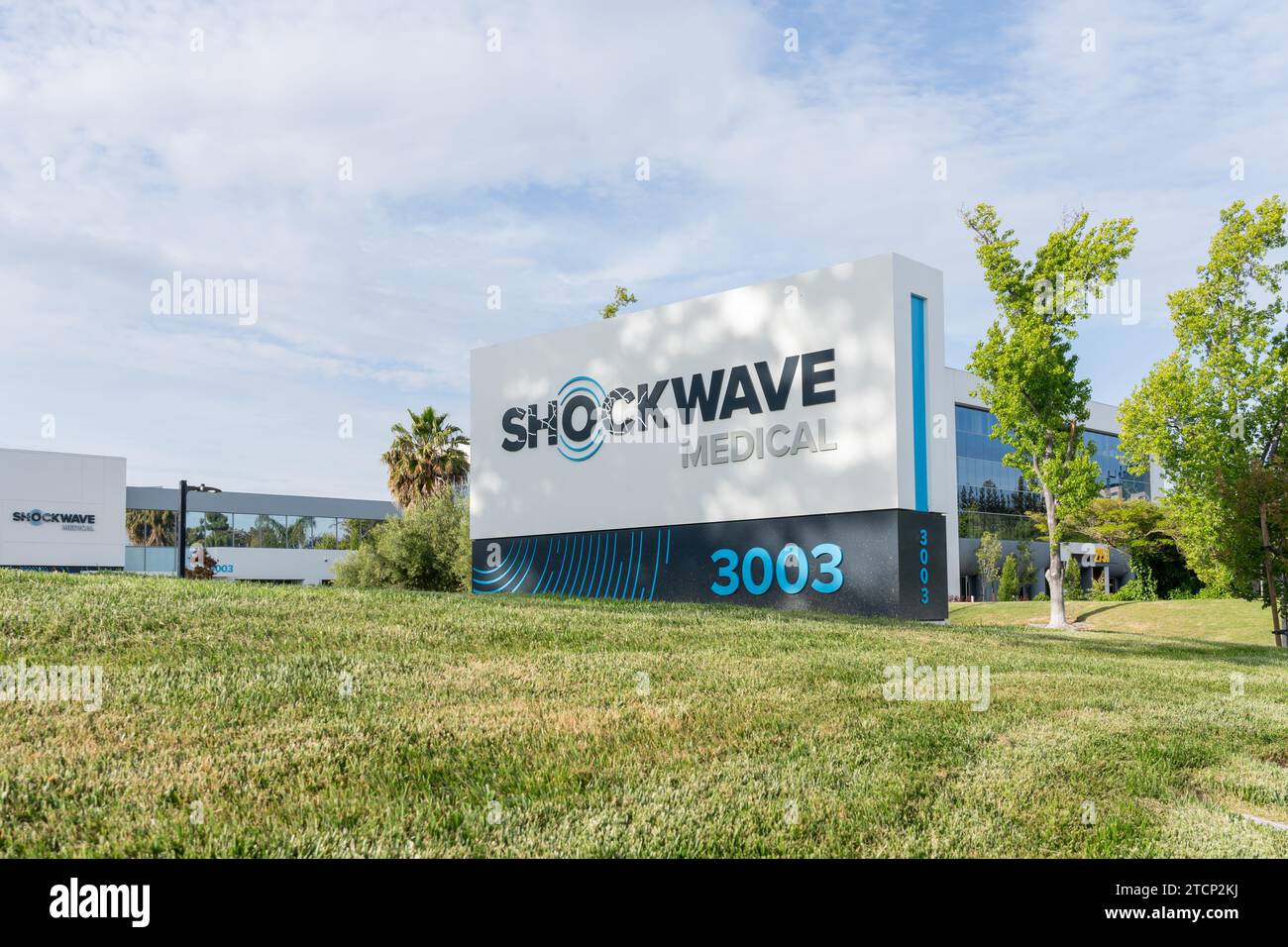 Shockwave Medical office in Santa Clara, California, USA Stock Photo
