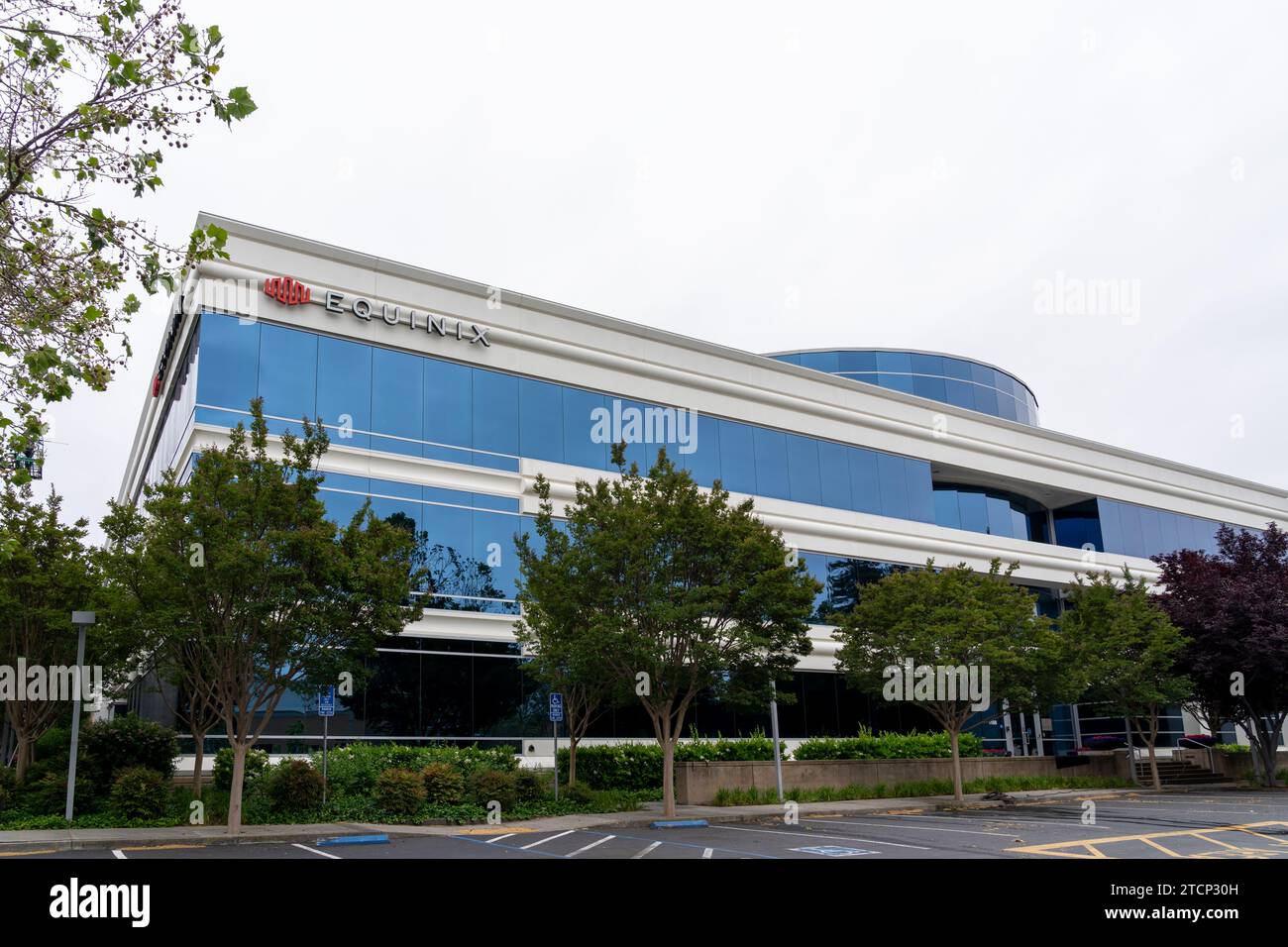 Equinix Silicon Valley office building in Sunnyvale, California, USA