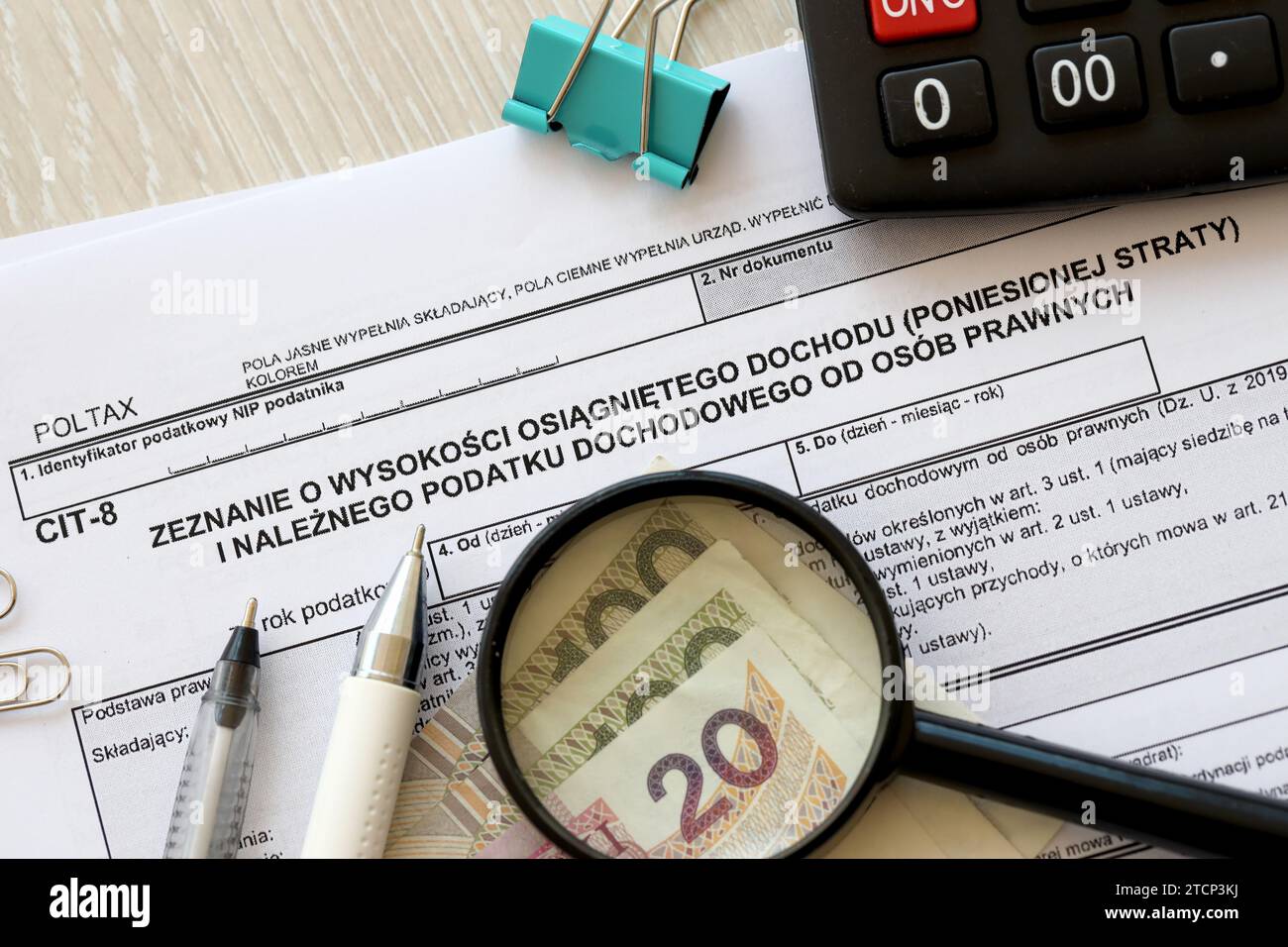 Declaration of the amount of earned income or incurred loss and ...