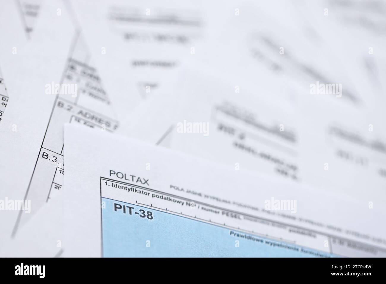 Very big amount of polish tax form blanks with PIT, CIT and VAT categories. Accounting