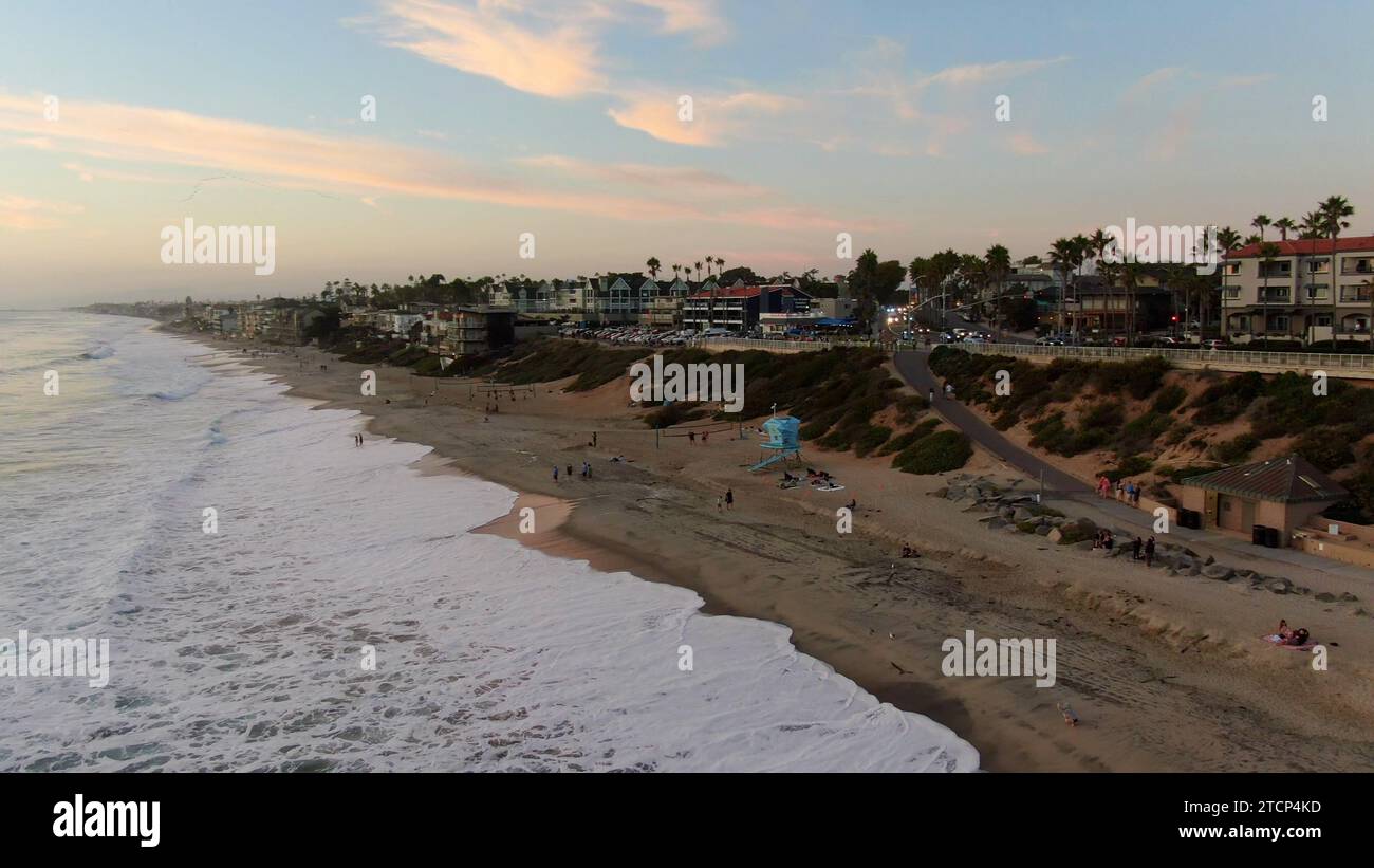 stock drone images of oceanside and carlsbad california Stock Photo Alamy