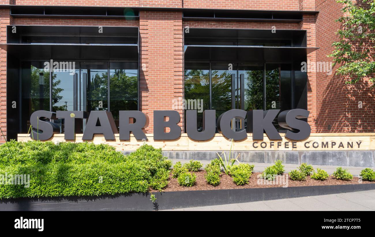 Starbucks headquarters in Seattle, Washington, USA Stock Photo Alamy