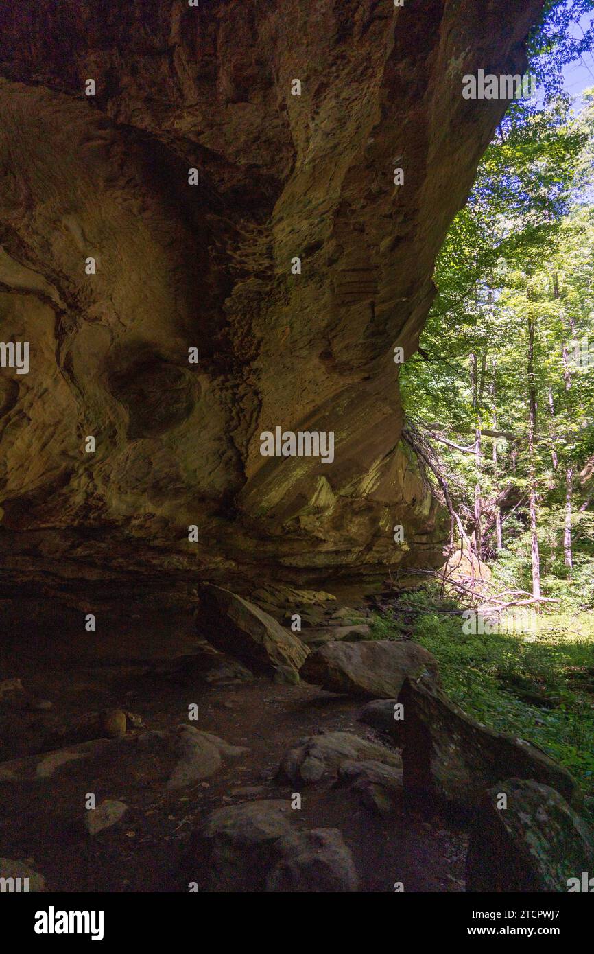 Rock House at Wayne National Forest in Ohio, USA Stock Photo Alamy