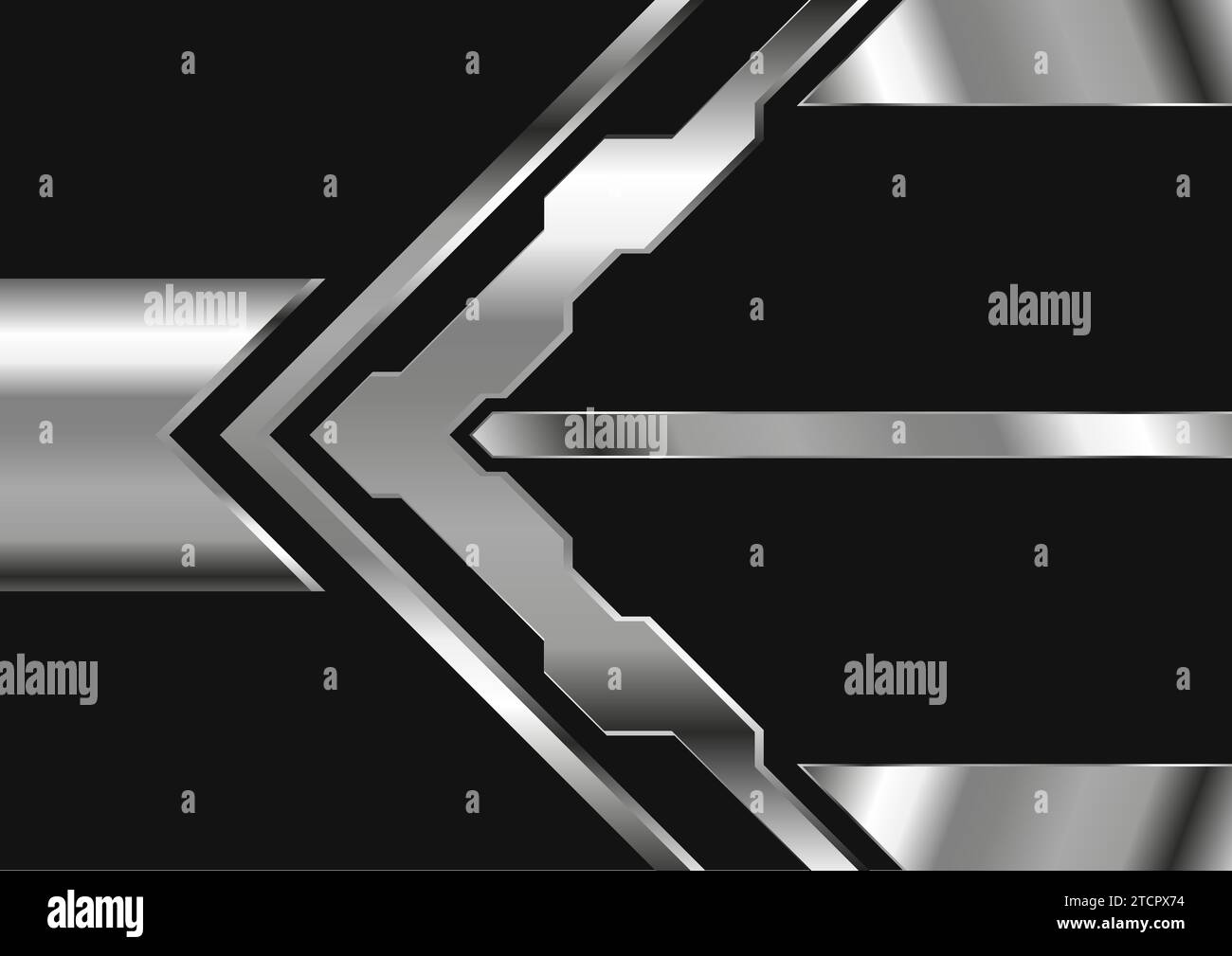 Black and grey metallic arrows abstract technology background ...