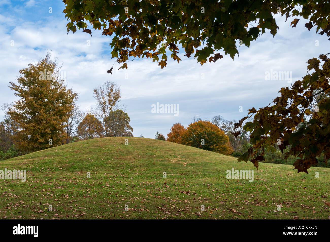 The Serpent Mound State Memorial, Effigy Mound in Peebles, Ohio Stock