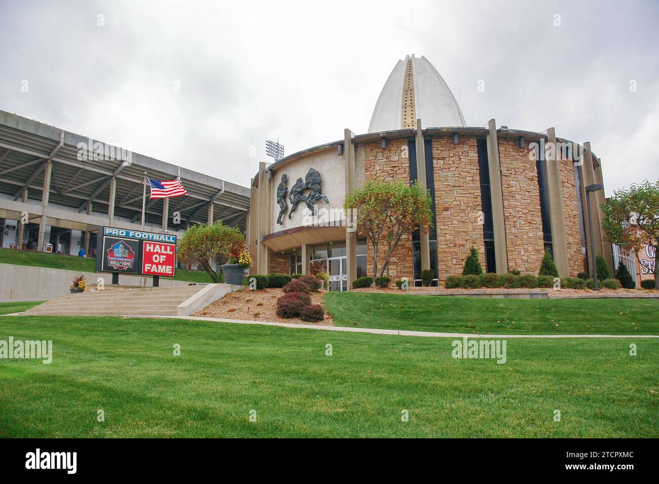 The Pro Gootball Hall of Fame in Canton, Ohio Stock Photo Alamy
