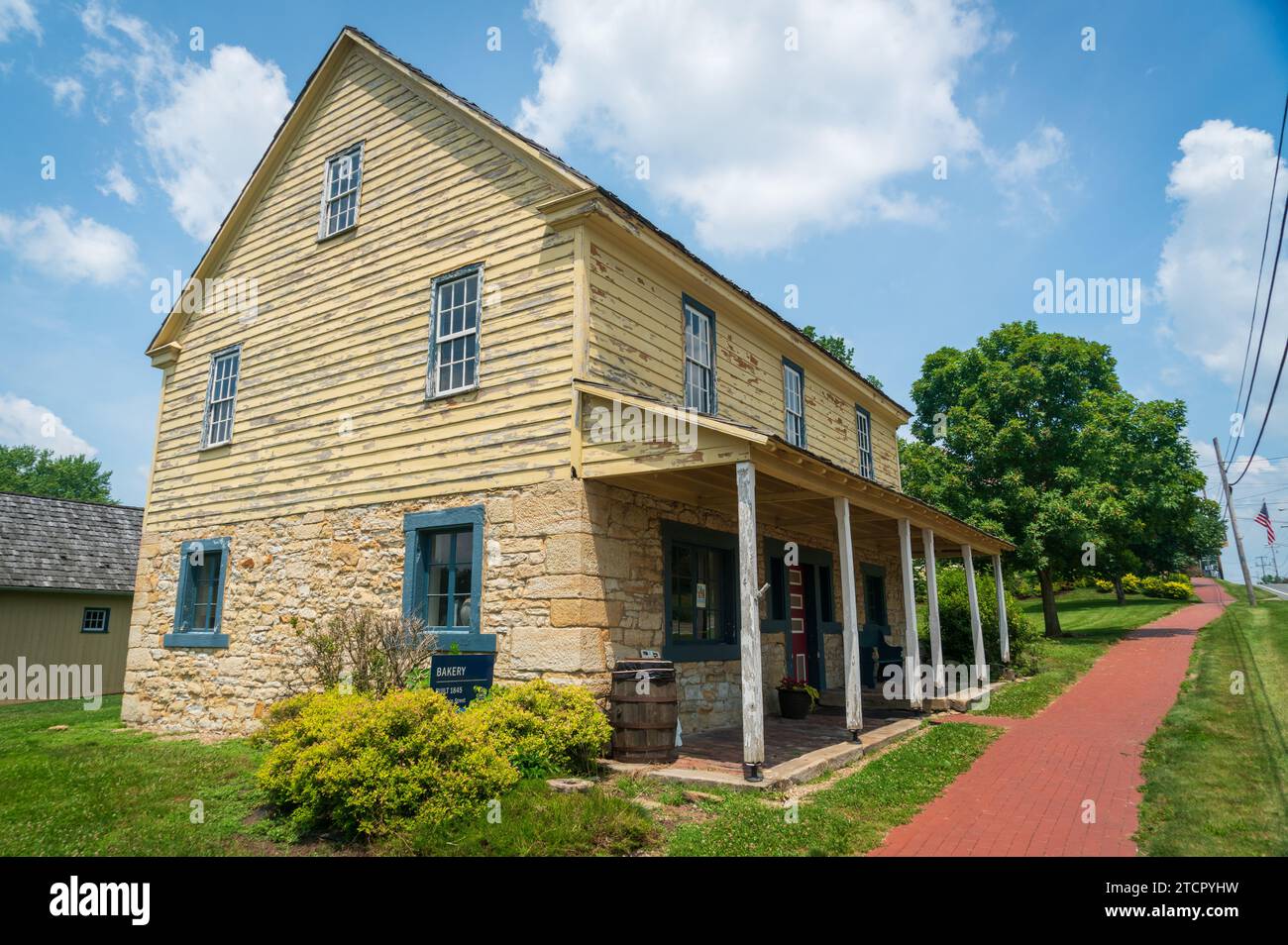 The Historic Zoar Village in Zoar Ohio USA Stock Photo Alamy