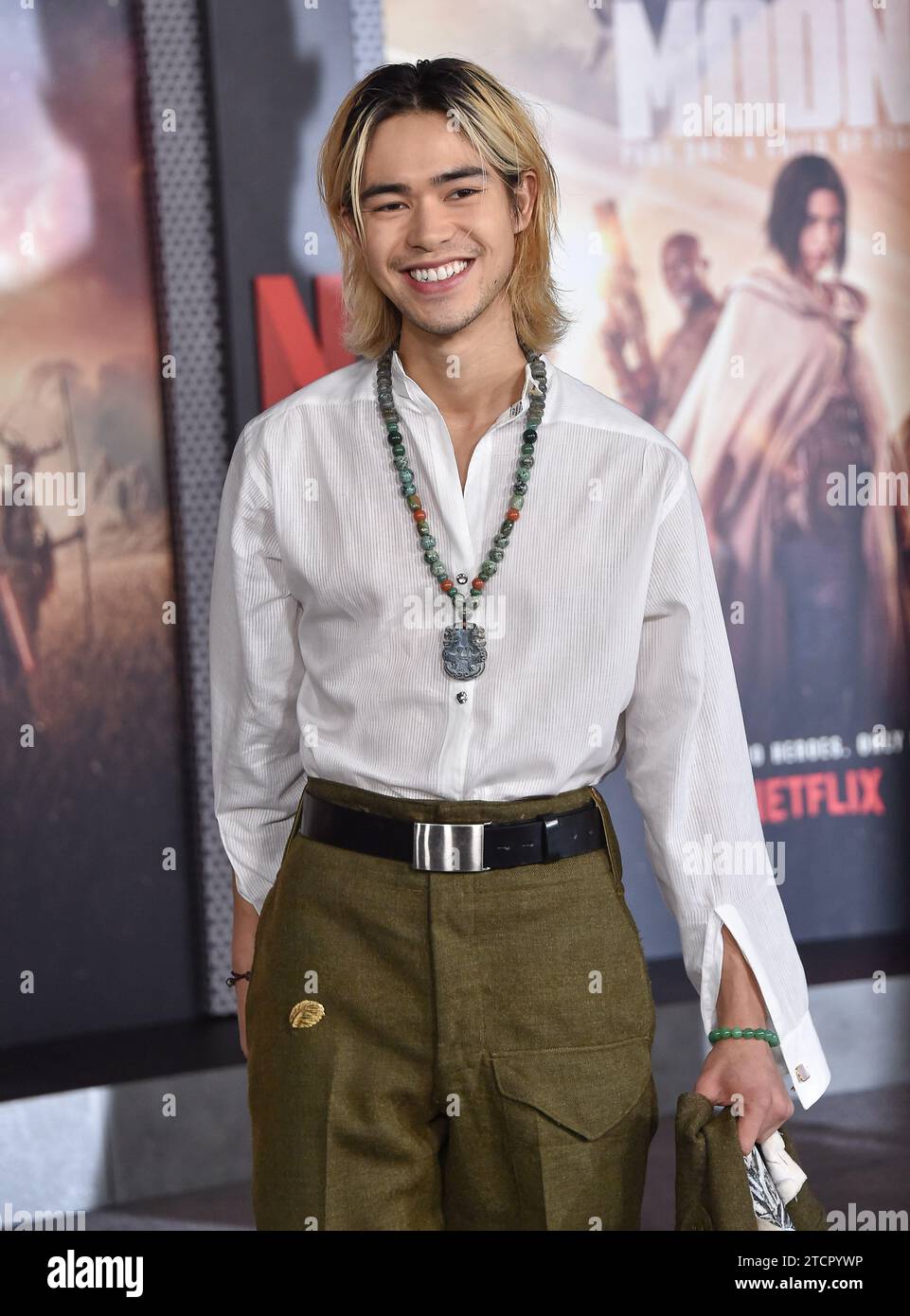 Hollywood, USA. 13th Dec, 2023. Sky Yang arriving to the ‘Rebel Moon ...