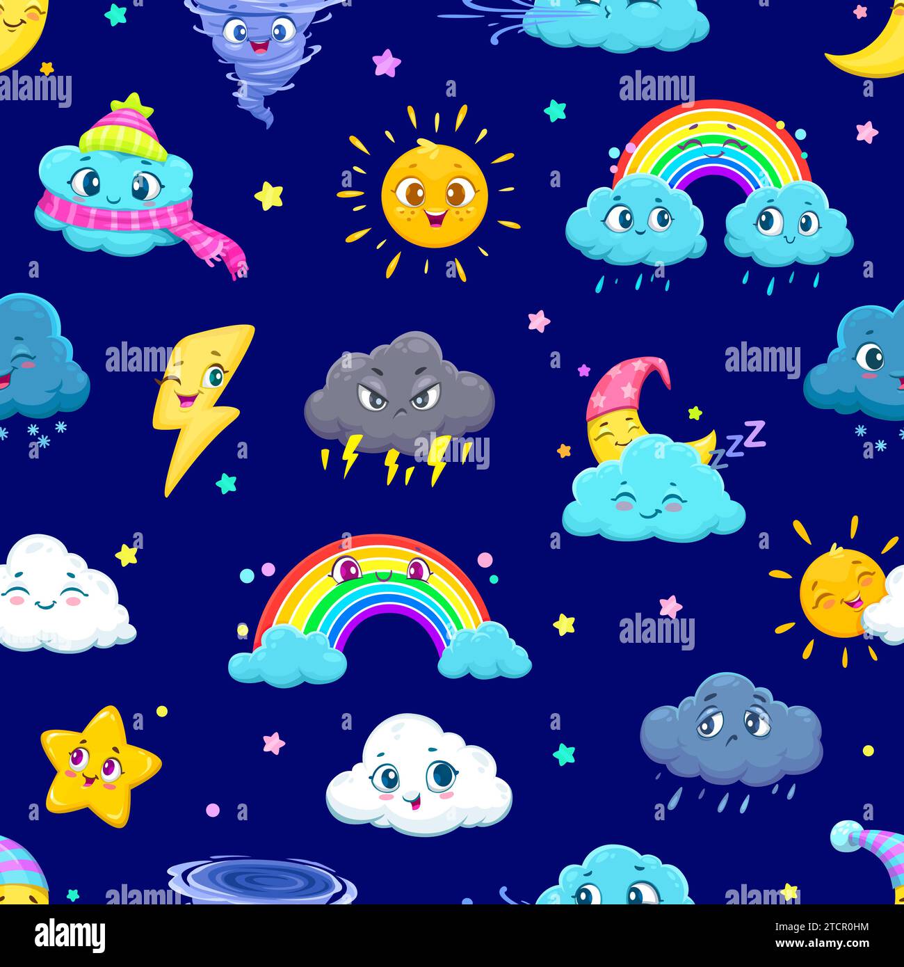 Comical thunderstorm stock vector images alamy